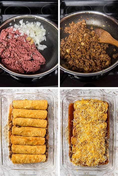 Beef Enchiladas With Spicy Red Sauce All Recipes - Pierce Rephy1945