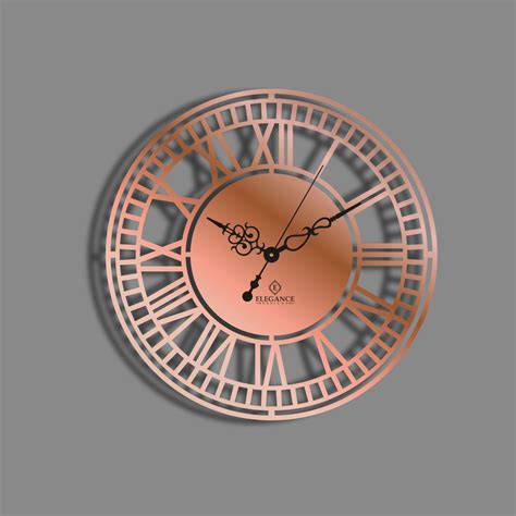 Rose Gold Designer Wall Clock 4311 - Clocks Décor Home Décor | World Art Community