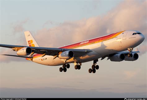 EC LHM Iberia Airbus A340 313 Photo By Michael Walter ID 282514