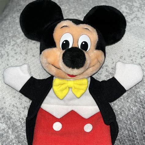 Vintage Mickey Mouse Hand Puppet Gently Used And Depop