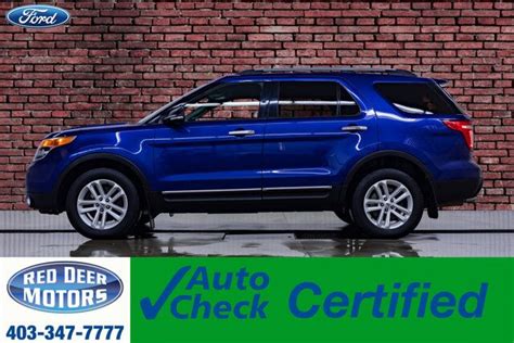 2015 Ford Explorer Awd Xlt Luxury Leather Bcam 7 Passenger Red Deer Ab 50989395