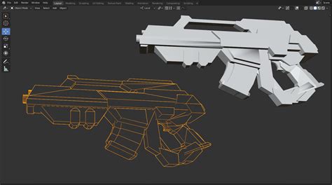 Artstation Anime Style Sci Fi Weapons Pack Resources