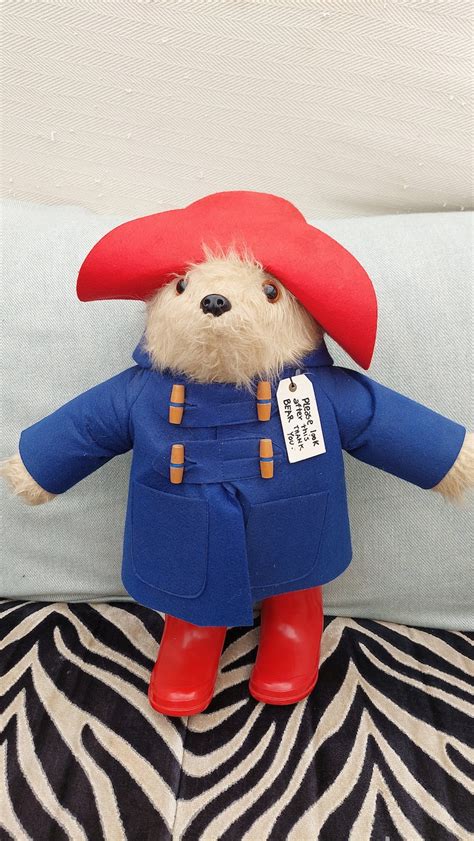 Traditional Paddington Bearlarge Free Standing Etsy Uk