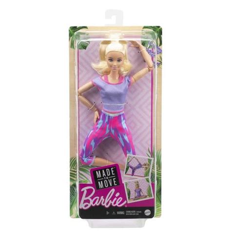 Barbie Made to Move Loira Feita pra Mexer Boneca 22 articulações