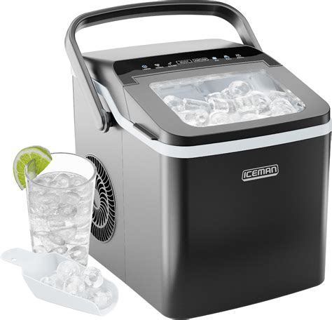 amazoncom iceman dual size ice maker countertop portable ice