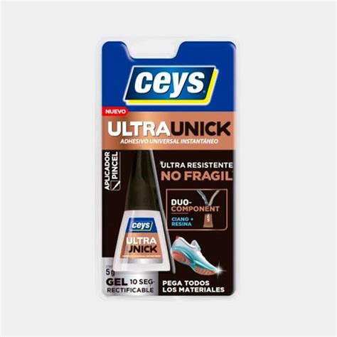 Adhesivo Instantáneo UltraUnick Gel Pincel Ceys 5g Pinturas Ydeco