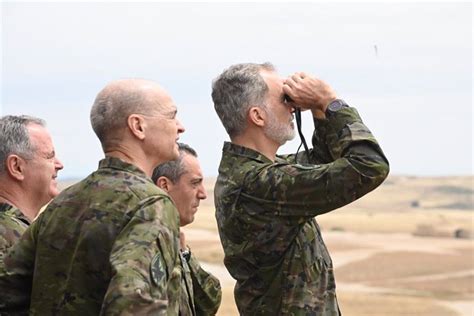 El Rey Supervisa El Ejercicio Atlas En San Gregorio Zaragoza Y