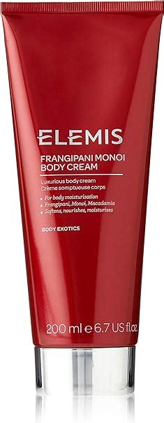 Elemis Frangipani Monoi Body Cream Luxurious Body Cream To Soften