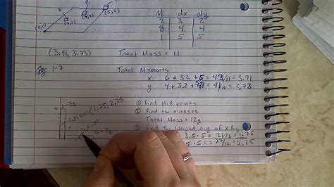 Calculus Notes More Center Of Mass Youtube