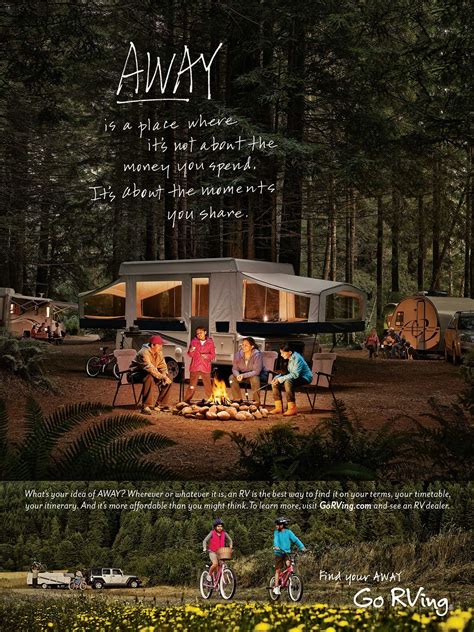 Canoe Print Ads Go Rving Camping Memes Camping Quotes