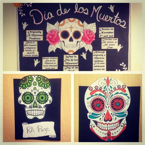 Dia De Los Muertos Bulletin Board And Door Decs For Ra Life Ra