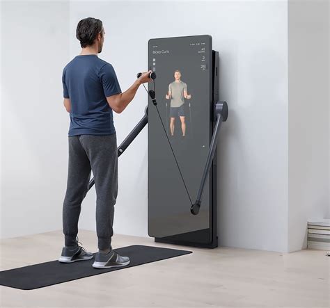 FORME Studio LIFT connected fitness mirror has a built-in weight training system