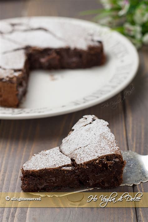 Torta Al Cioccolato Fondente Cremosa Ricetta Ho Voglia Di Dolce