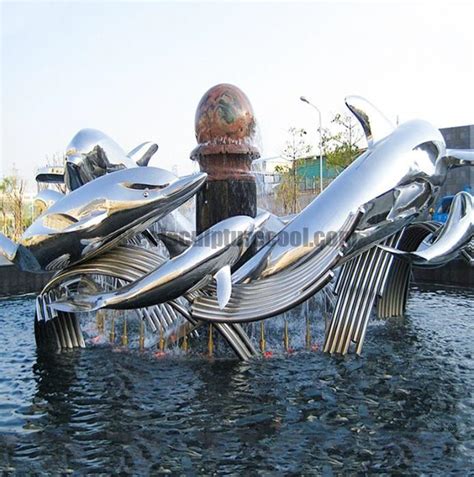 Stainless Steel Fish Sculpture