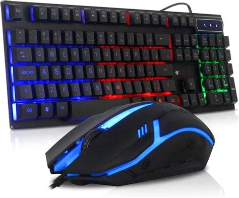 Grupo Gadmi Teclado Gamer Teclado Y Mouse Alambrico Kit Teclado Y Mouse