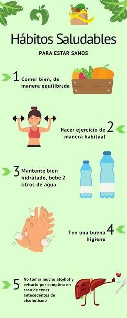 Infografía Sobre Hábitos Saludables Dahian Moreno Udocz