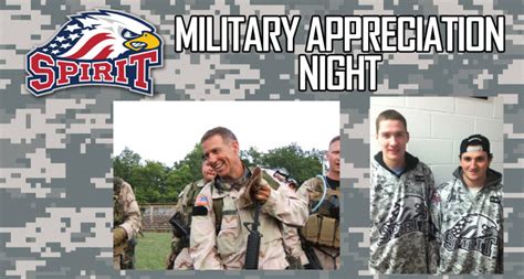 Spirit Announce Details For Military Appreciation Night Saginaw Spirit