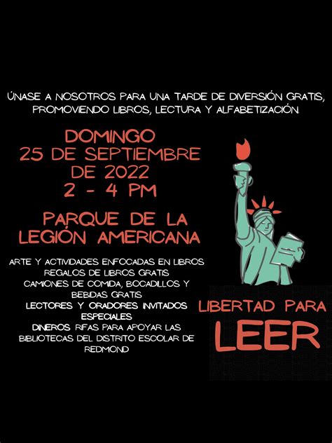 Let Freedom Read Libertad Para Leer Redmond Collective Action