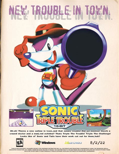 Sonic Triple Trouble 16 Bit Images LaunchBox Games Database