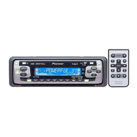 PIONEER SUPER TUNER 3D DEH-P25 OPERATION MANUAL Pdf Download | ManualsLib