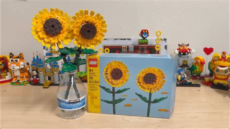 LEGO Sunflowers 40524 Speed Build YouTube