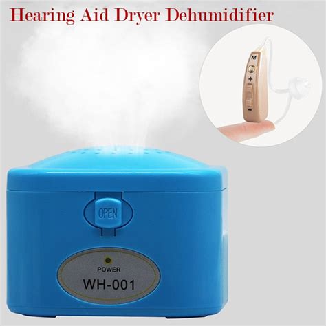 Dry And Store Usb Hearing Aid Electrical Dehumidifier Blue Hearing Aid Dryer Convenient Hearing