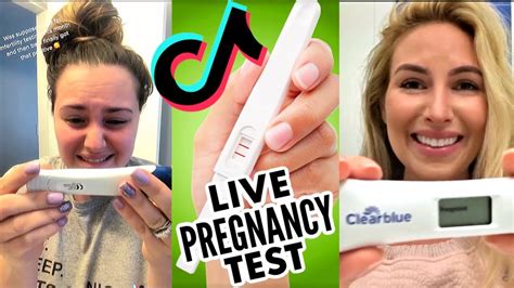 Live Pregnancy Test Tiktok Compilation You Must Watch Im Pregnant Bfp Ttc Tik Tok Videos Youtube