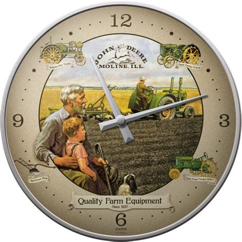 Popular John Deere Wall Clocks Are Sure Fire Gifts For Guys