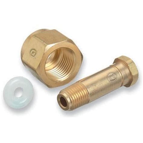 Regulator Inlet Nipples Co Corrosive Gas Npt Brass