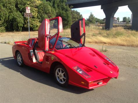 Ferrari Enzo Kit Car Built On A Pontiac Fiero Gull Wing Doors No