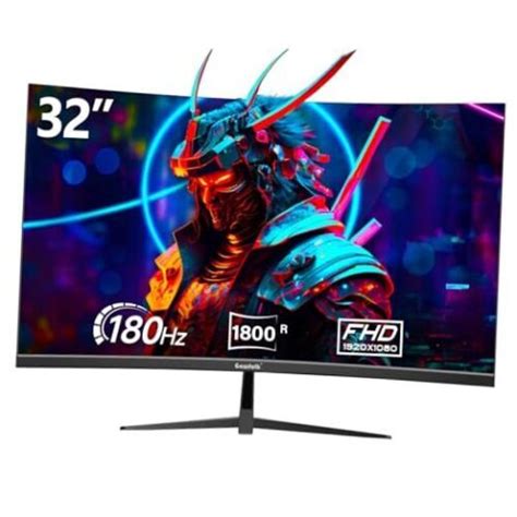 Gaming Monitor 1800R Curved Computer Monitors 165HZ 180HZ PC 32 Inch 1k