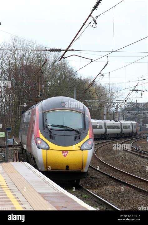 Class 390 Pendolino Electric Multiple Unit Train Operated By Virgin