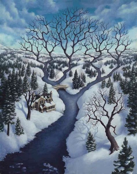 Artist Rob Gonsalves Creates Mind Twisting Paintings That Blur The Line