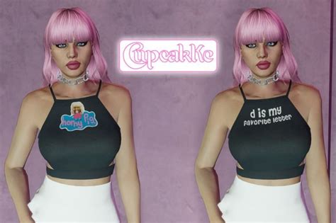 Cupcakke Shirt Pack For Mp Female Nsfw Gta5