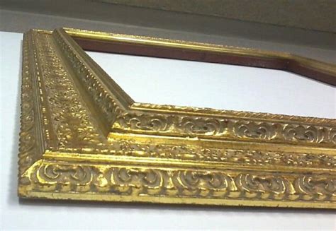 X Ornate Rococo Style Gold Leafed Frame Standard Size Ebay