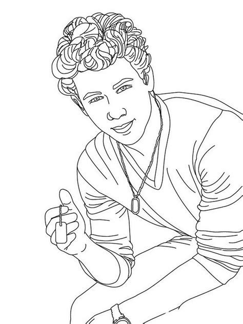 Jonas Brothers Coloring Pages