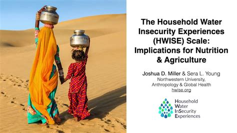 The Household Water Insecurity Experiences Hwise Scale Implications For Nutrition