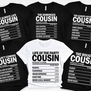 Funny Cousin Crew Shirts, Matching Family Vacation Shirts, Funny Cousin ...