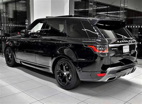 2022 Santorini Black Metallic Range Rover Sport Range Rover Fans