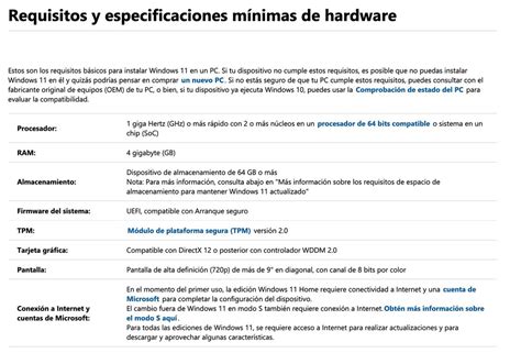 Estos son los requisitos para usar Windows 11 y así puedes comprobar si