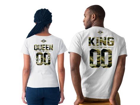 King Queen Shirts King and Queen T-shirts Couples Shirts - Etsy