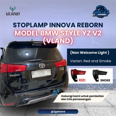 Jual Stoplamp Innova Reborn Bmw Yz V2 Brand New RED Smoke