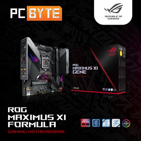 Asus Rog Maximus Xi Gene Matx Z Gaming Motherboard Lazada