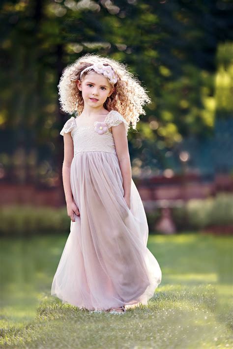 Flower Girl Dress Flower Girl Dresses Bohemian Flower Girl | Etsy
