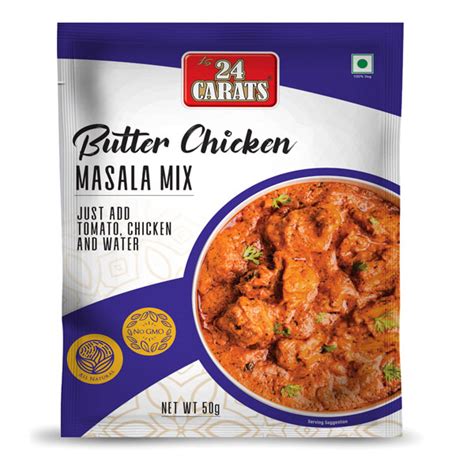 Butter Chicken Masala Mix Instant Gravy 24 Carats Spices Central