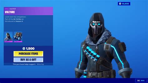 Vulture Skin Fortnite Item Shop Youtube