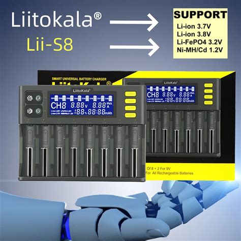 VeitoKala Lii PD2 LII PD4 Lii S8 Dock Batterie Chargeur Pour 18650