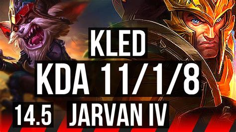 Kled Vs J4 Top 1118 7 Solo Kills Legendary Rank 10 Kled Tr