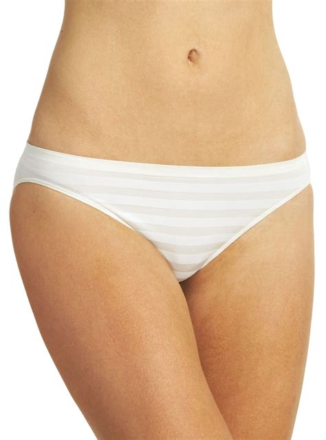 Jockey Jockey Women S Seamfree Matte Shine Bikini White 8