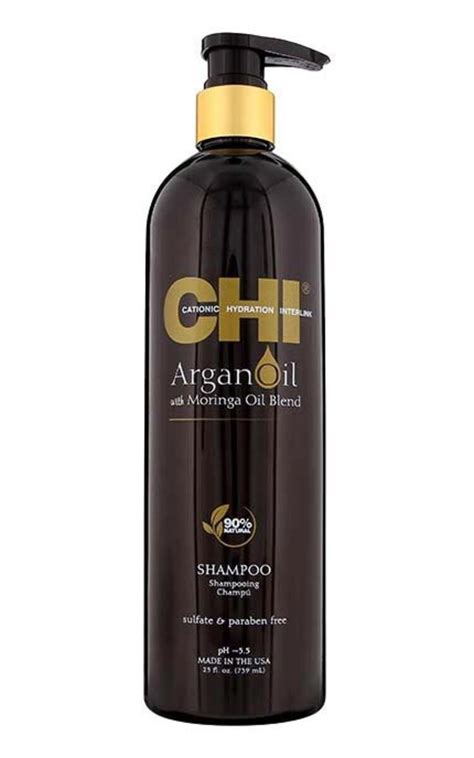 Chi Argan Oil Plus Moringa Oil Atjaunojošs šampūns Ar Eksotiskām Eļļām 739ml Drogas Lv